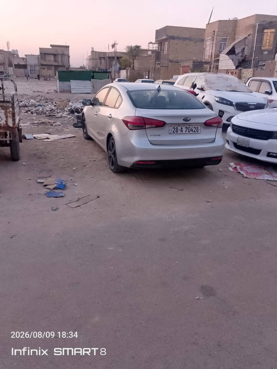 للبيع: كيا فورتي 2018 (وارد أمريكي)
​الحالة: مصبوغة حزام بدون ضرر.
​الحدادية: جاهزة بالكامل.
​الإطارات: تخم تاير جديد.
​التبريد: ثلج (يعمل بكفاءة عالية).
​التسجيل: رقم النجف، والمالك موجود في قضاء الشطرة.
​المكان الحالي: السيارة متواجدة حالياً في الشطرة.
​المداورة: جاهزة للمداورة ثاني يوم.
​السعر: 92 ورقة ($9,200)
​للتواصل:
واتساب على الرقم: ***********
