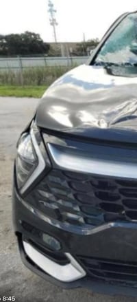 كيا سبورتج  وارد امريكي ٢٠٢٤ لون اسود فول عدا الفتحة  صبغ عام السيارة ...