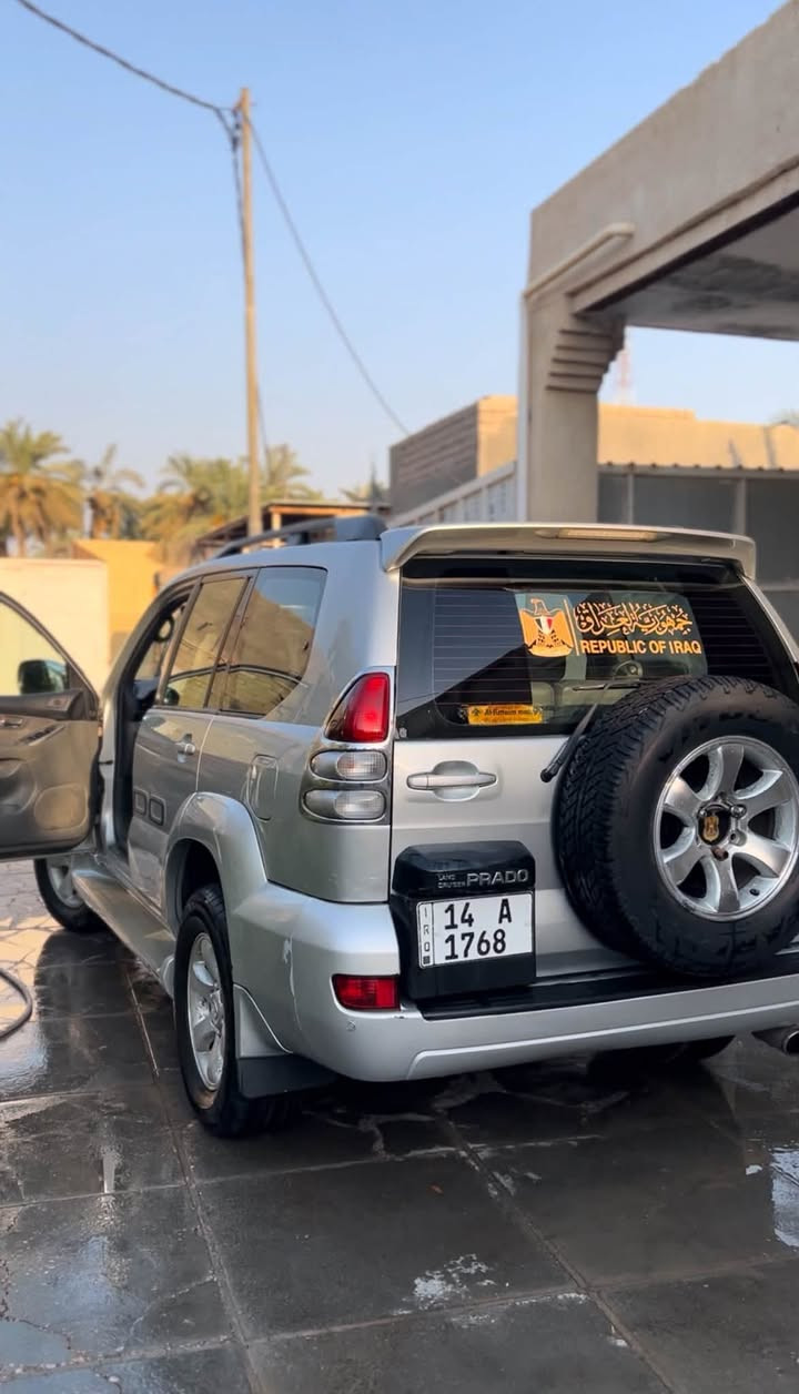 السلام عليكم تيوتا برادو لبيع ولمراوس شعندك مراوس دز حسب القناعه 
المواصفة

التفاصيل

الموديل

2008

الفئة

GX

المحرك

VVT-i 

السلندرات

4 سلندر خطي

السعة

2,693 cc

القوة

163 حصان

العزم

246 نيوتن.م

القير

أوتوماتيك 4 سرعات

الدفع

4×4 دائم

المقاعد

7 ركاب

الأبواب

5

الوقود

بنزين

VVT-i

السياره بيه بوز الجاملغ جهة السايق مصبوغ وبارد في الجاملغ الخلفي
السعر 155

الرقم***********
