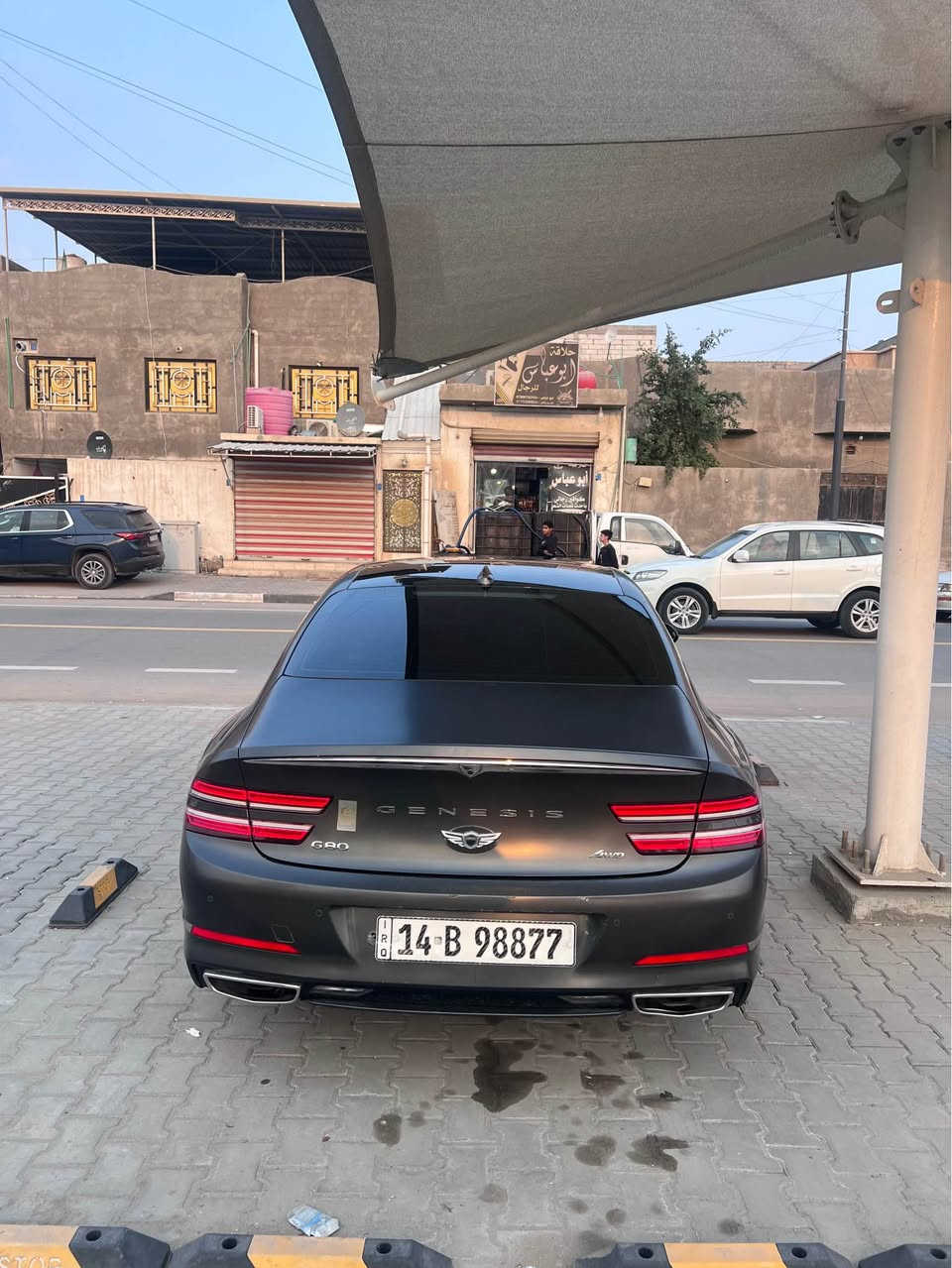 السلام عليكم جنيسس G80 2021  برستيج 6 سلندر توين تيربو 
فول مواصفات رقم بصرة بأسمي شخصيا تحويل مباشر 
مغلفة ppf البدي مكفولة كفالة عامه من زلغ داخله تقرير السيارة على ايدي جاهزه من كلشي صارلها سنه ونص يمي الك فحص وين مايعجبك ماشيه حاليا 45mil السياره كسر كارتون سعرها 238$ وماعتقد اكو اختها بهيج سعر بيع مستعجل مكاني البصرة الحكيميه مقابيل النافورات 
***********
0️⃣7️⃣7️⃣2️⃣5️⃣1️⃣4️⃣2️⃣6️⃣1️⃣6️⃣ البصرة, العراق

