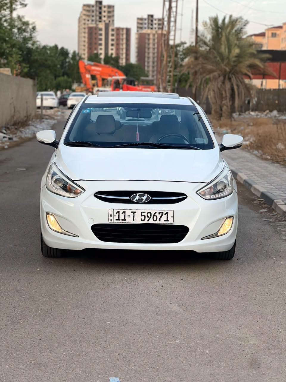 السلام عليكم.
اكسنت ٢٠١٦
خليجي بيه باب امامي مبدل اصلي وكاله ونصف باب خلفي صبغ فقط 
محرك ١٦٠٠ دبل قطره+فتحه+تحكمات استيرن جهتين+شاشه ابل كار بلي + كاميرا خلفيه+ حساسات خلفي+ اشاير بلمري +
سلايد + لد امامي + لد خلفي 
السعر٩٣ وبيه مجال 
الكراده قبل جسر لمعلق 
***********

نص مكتوب في الصور:
- ملاحظة: منحني دخلي كامل مسؤوفيتنا بعد الفحص وتسليم التقرير الي الزبون
- رقم السيارة: 11T59671
- وقت الفحص: 02:45 م
- الجانب الايمن: يوجد بارد ورصعات وخقوش وباب الامامي مقلوع
- الجانب الايسر: يوجد بارد ورصعات وخقوش وباب خلفي مقلوع ويوجد معجون من الداخل
- الجانب الخلفي: يوجد رصعات حالوب وخقوش ويوجد ودعة بسيطة بالبدنه
- الجانب العلوي:
- الجانب الامامي: يوجد رصعات حالوب وخقوش وصبيغ المكان المحدد ويوجد طخة بوجه الناصي الايمن
- كفافة المحرك
- سليم
- كفافة ناقل الحركه [ الكير]
- صبغ تبديل بارد خدوش
- يوجد رصعات حالوب