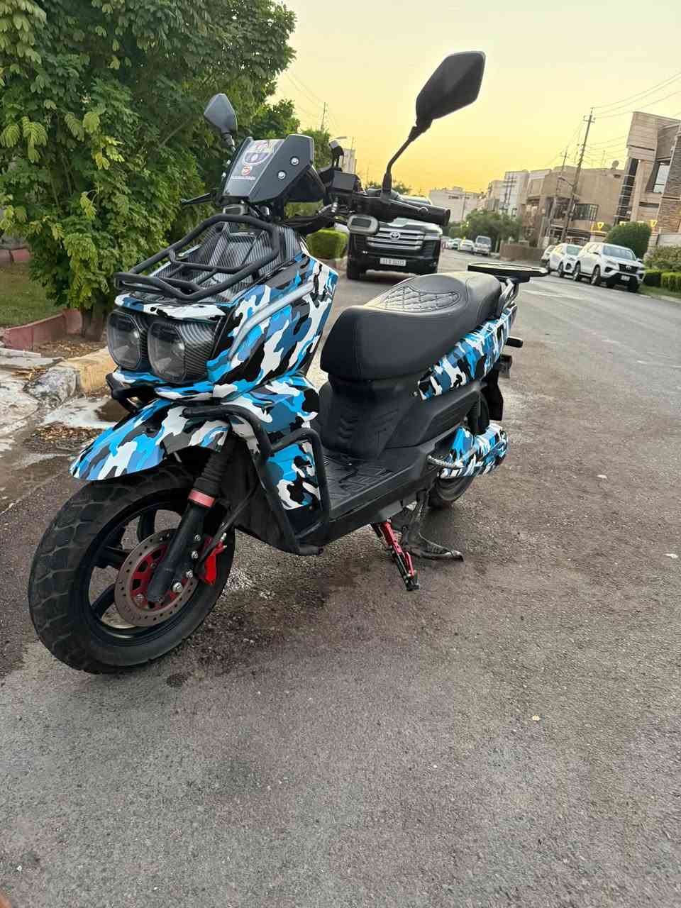 دراجه أباجي 
بطاريه لليثيوم موديل 2026

فول مواصفات
استاند كهرباء 
بيه بيك. R 
مع 3 صناديق خلفيه
سرعه 100حقيقي 
العنوان بغداد العطيفيه 
للاستفسار ***********
