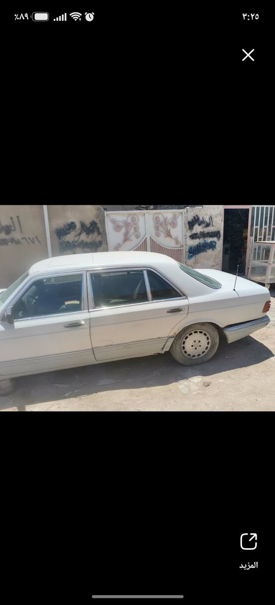 مارسدس رئاسي موديل 1989 للبيع السعر خاص مكينه وكير مابيهن شي حدادية تعبانه دواخل نظافة 70% مداور موجود سنويه ساقطه 2023 للتواصل على الارقام سياره مشروع وطني***********/*********** باقي تفاصيل واتساب فقط

