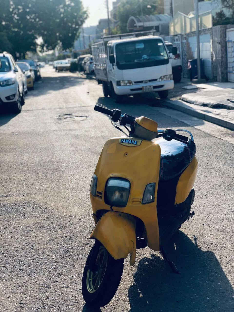 السلام عليكم شباب دراجه ماكس بوليسي ماكينه 49  كابريتركل شغلات عشائر امامي خلفيه مازدا والتانكي مالتها محاور لي ورا الدراجه الكهربائياتها كلها شغاله جيب باتري شغله ماكينه ناعمه سعرها 375 وبيها مجال بوكاني بغداد حي العامل رقمي *********** بس واتساب
