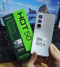 للبيع جهاز هوت 50 برو بلس  جهاز ما مستعمل اقل من اسبوع فقط  ذاكره 128 ...