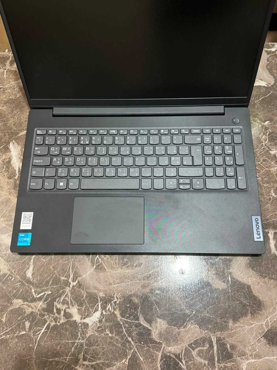 Lenovo
الموديل: V15 G3 IAP
Type: 82TT
المعالج: Intel Core i3-1215U – الجيل 12
عدد الأنوية: 6 Cores
كرت الشاشة: Intel UHD Graphics
الرام: 4GB DDR4
سرعة الرام: 3200MHz
التخزين: 256GB SSD
حجم الشاشة: 15.6 إنج
الدقة: Full HD 1920×1080
الكاميرا: موجودة
لوحة الأرقام: NumPad موجودة
الاتصال: Wi-Fi + Bluetooth
نظام التشغيل: Windows
اللون: أسود
البطارية: Cycle Count = 4 فقط
سعة البطارية التصميمية: 38,000 mWh
السعة الحالية الكاملة: 38,560 mWh
الشاحن: أصلي
الكارتونة: غير موجودة فقط جنطة خاصة باللابتوب موجودة
الحالة: الجهاز نظيف جداً ومناسب للاستخدام اليومي.
السعر: خاص

***********

