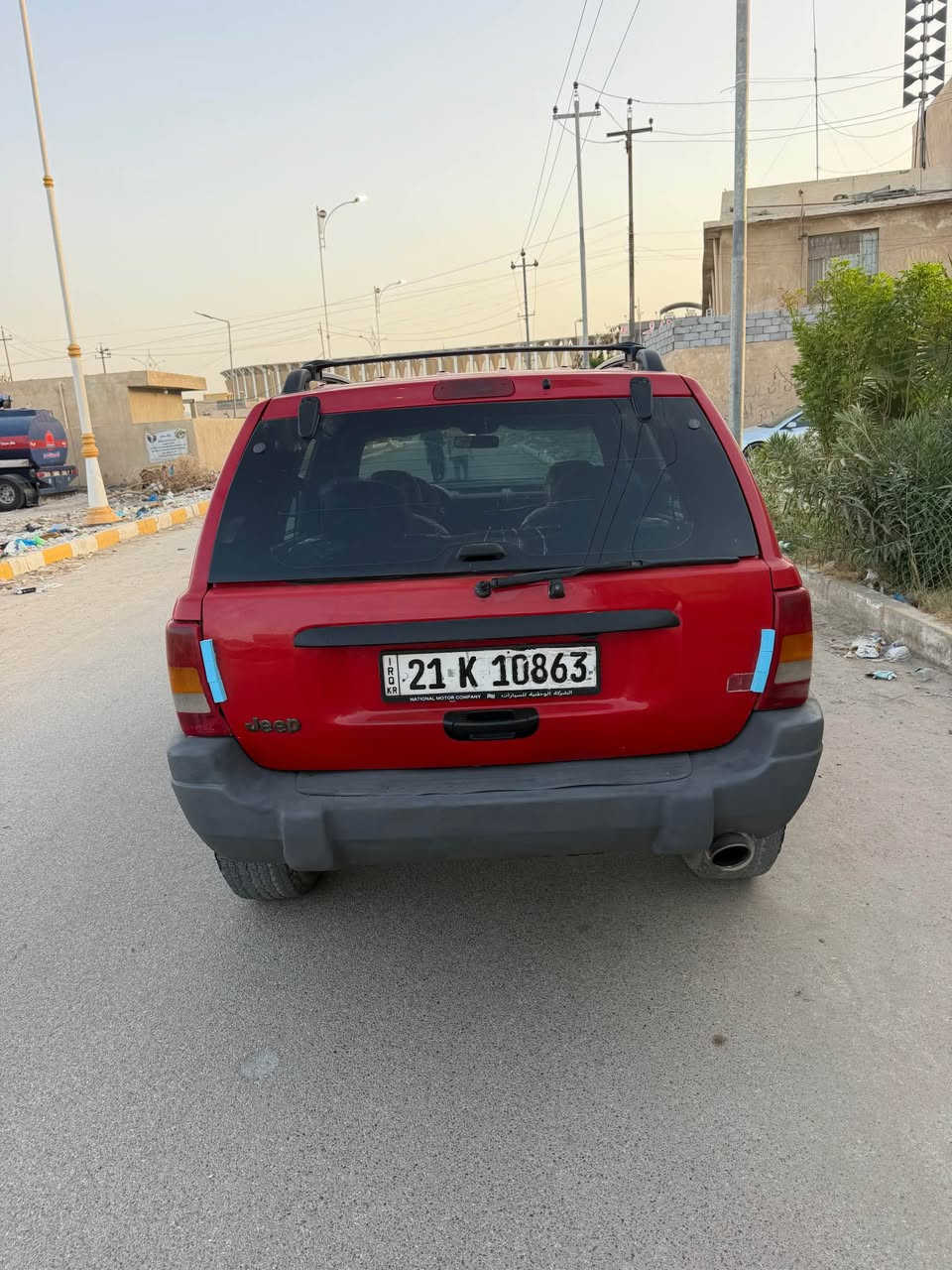 سلام عليكم 
جيب اكراند شيروكي لاريدو  موديل 2000
رقم شمالي راعيهه بالناصريه بسمي وكاله عامه اتعهد تحويل او وكاله 
مكفوله ماعدا تبديل حاملغ امامي بدون لغد وبيهه سونار موجود بالمنشور 
مكينه 6V 4000 ابلاد مكينه وكير جدد حداديه امطول للطول اذاين مكينه ماعرف شنو كلهه توني امبدلهه منظومه تبريد جديده ليت زنون عالي ناصي سياره جديده وجاهزه للاخير مال جناي 
السعر 65 وبيهه مجال 
او المراوس ابسياره صالون 
مكاني مرمز الناصريه 
للاتصال 
*********** ناصرية, ذي قار
