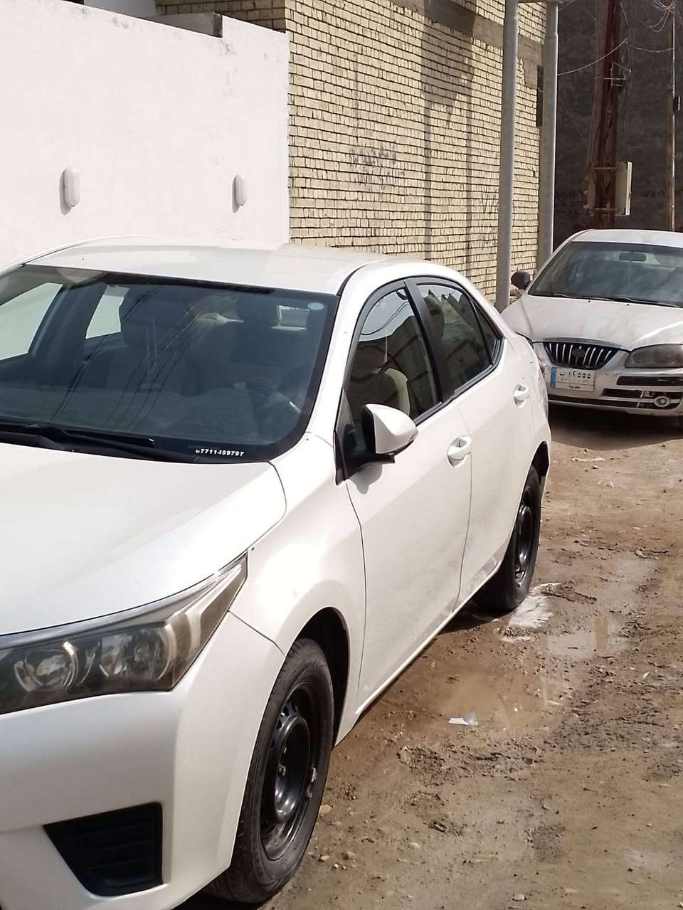 كورلا ٢٠١٤ ساز
رقم سليمانية وبأسمي تحويل ثاني يوم مكانها بغداد سيارة جاهزة من كل النواحي  وكما موضح بالصور و السونار الصور تصوير عادي وليس اسناب
تليفون *********** متواجد واتساب
اتصل   ☝️☝️☝️مكلف بالنشر
