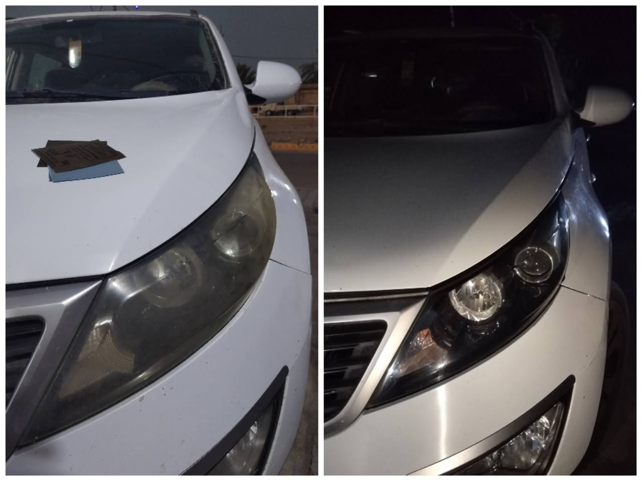 🔥🚘 عرض خاص من عالم السيارات 🔥
✨ جلي لايت بـ 10,000 دينار فقط! ✨
⏰ العرض لمدة أسبوع فقط
🚗 لجميع أنواع السيارات
لايتات سيارتك صفراء؟ مغبشة؟ فاقدة لمعانها؟ 😎
خلّيها ترجع صافية ولمّاعة وتغيّر شكل السيارة ✨💡
💥 جلي اللايت فقط بـ 10 آلاف دينار!
📍 العنوان:
ناحية الشحيمية – مجاور علوة أستاذ ثابت – مقابل صيدلية الروان
👤 عالم السيارات | بإدارة حسين عادل
📞 ***********
⚠️ العرض لمدة أسبوع فقط، لا تفوّت الفرصة! ⚠️

نص مكتوب في الصور:
- قبل العمل
- بعد العمل