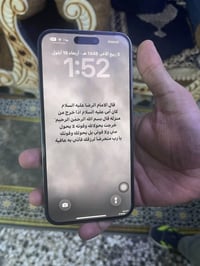 للبيع آيفون 14برو ماكس  ذاكرة 256 بطارية 87 الجهاز نظيف جداً  (مبدل فق...