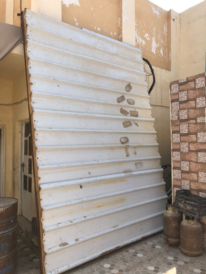 للبيــــع
سقيفة سندويج بنـل
كاملة مع الحديد ، البراغي ما مفتوحة.

الطول : 3.10 متر
العرض : 2.10 متر

نظيفة جداً ، ما تسرب مي.

العنوان : الچلبية.
للأستفسار عن السعر :  
1- المراسلة على الخاص.
2- مراسلة واتساب أو إتصال  المباشر | ***********
