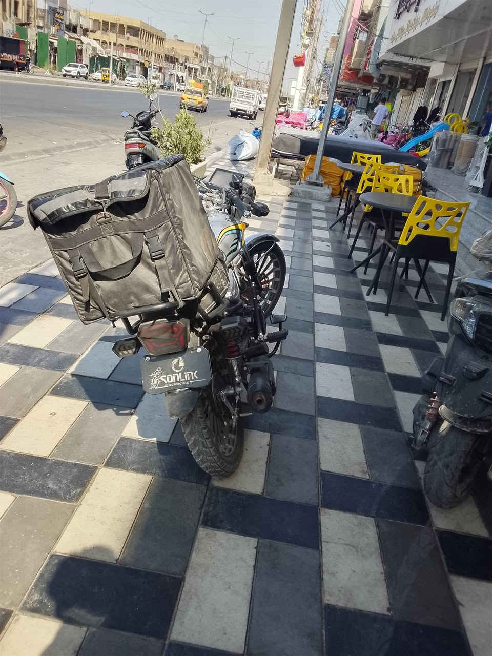 يهدراجه للبيع  كفاله موديل 25 مكينه سي بي اف ضاغطه وزنجيل مكان بغداد بوبشام السعر 875بيه مجال ***********
