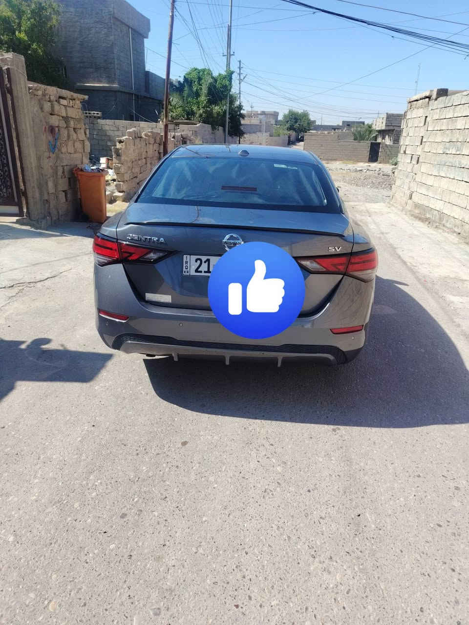 سلام عليكم
للبيع.... سنترا موديل 2022 فئة SV
سياره بيها خشم البنيد مثل ما واضح ورصعه بالباب السكن
السياره بأسمي رقمها سليمانيه
رقمي ***********
