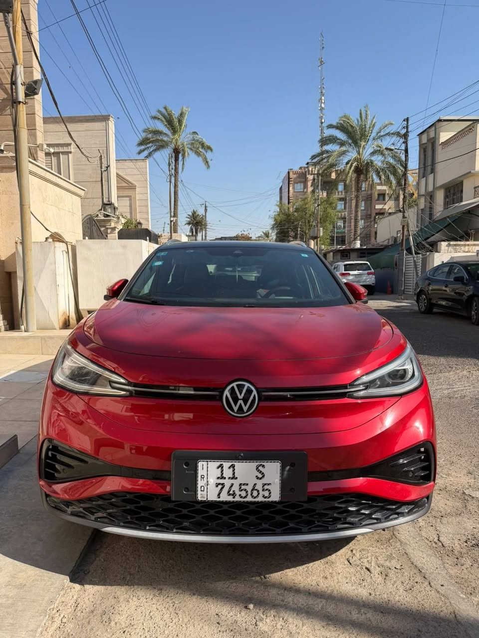 السلام عليكم فولكس واگن2022 ID4 pro
كهرباء بالكامل 
سياره بنوراما وتنفتح السلايد 
كامرات360 
رادار جانبي وامامي
كشنات كنتارا وجلد 
كشنات مساج 
ومغلفه ppf
سياره مكفولة بدون صبغ او حادث  
نضام مساعدة السائق، مسار فرامل طوارئ،لايتات داينمك متحرك ، فرامل تجديد الطاقة 
داخل الوان متغير ودشبول لون احمر 
السيارة كلش جديدة وما متعوبة ممستخدمة هواي 
تخم تاير جديد ev 
ماشي 31 الف كيلو
السعر 235$
مكاني بغداد 
للاستفسار ***********
