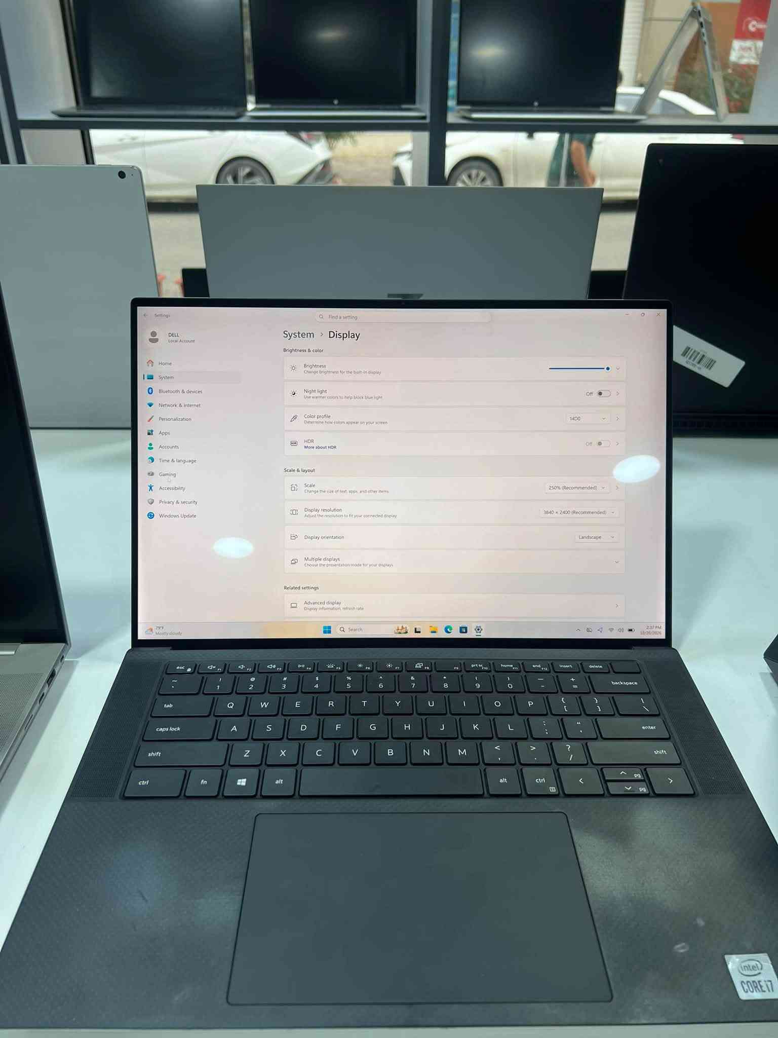 ديل XPS • i7-10750H • GTX 1650 Ti