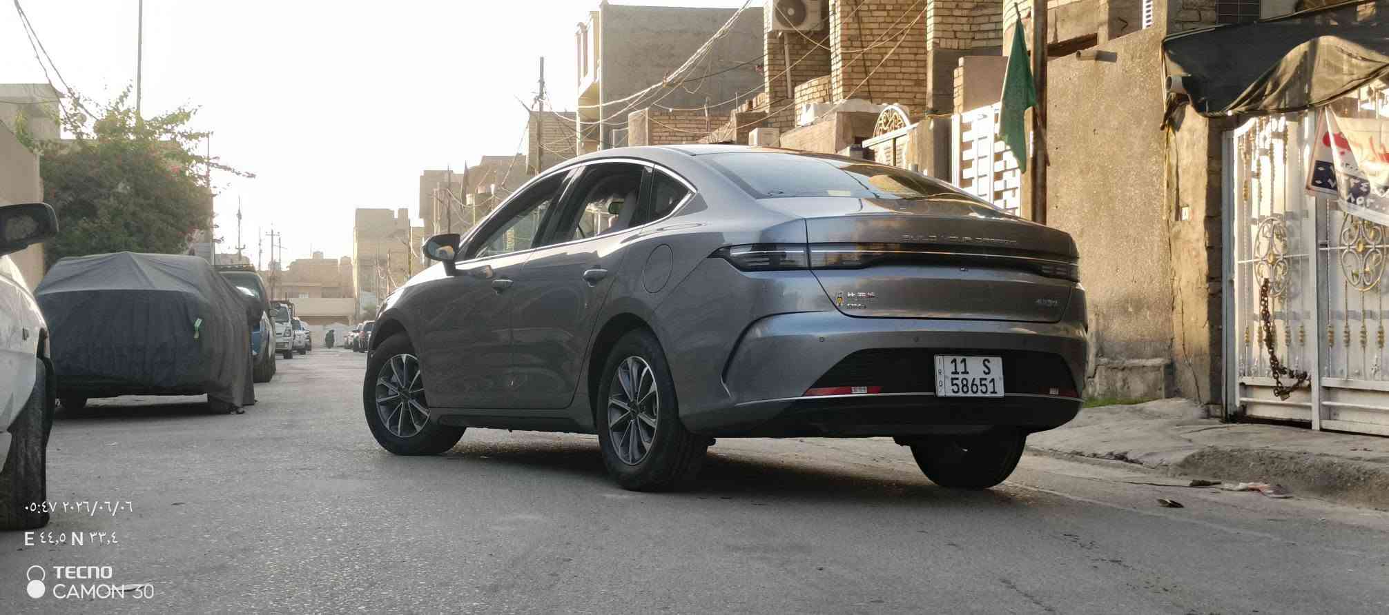 BYD DSTREYER 05
كفاله عامه سيارة لوك ماشيه 8000 
ما صارلهه هواي طالعه من الشركة 
ساره مال بيت ما تعبينه الله شاهد
بانزين محسن دهن امزويل 
مكانه بلديات شارع المرور 
ااسعر 21:500
الرقم ***********

نص مكتوب في الصور:
- ٠٦:٣٠ ٢٠٢٦/٠٦/٠٦
- بغداد, العراق
- TECNO
- CAMON 30
- TECNO CAMON 30
- ٠٦:٢٩ ٢٠٢٦/٠٦/٠٦
- بغداد، العراق
- ٠٦:٢٩ ٢٠٢٦/٠٦/٠٦ بغداد، العراق TECNO CAMON 30
- ٠٥:٤٧ ٢٠٢٦/٠٦/٠٦
- E ٤٤,٥ N ٣٣,٤
- ٠٥:٤٦ ٢٠٢٦/٠٦/٠٦