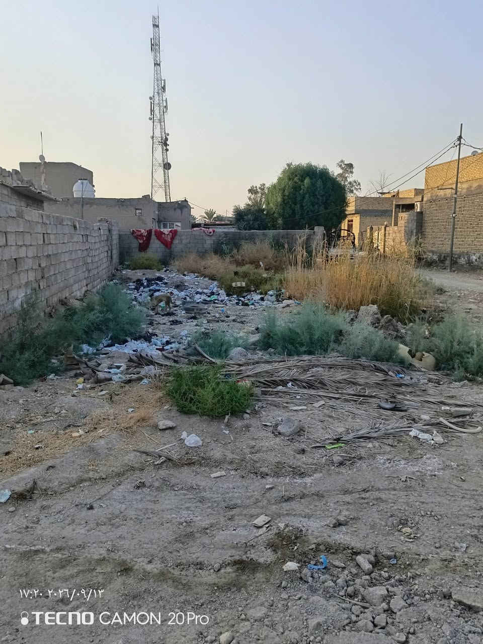 يالله قطع أرض المساحه 220 في حي المتنبي يبعد عن شارع العام 50 متر سند 25 سعر 13 ومن الله التوفيق ***********

نص مكتوب في الصور:
- ١٧:٢١ ٢٠٢٦/٠٩/١٣
- TECNO CAMON 20 Pro
- ١٧:٢٠ ٢٠٢٦/٠٩/١٣