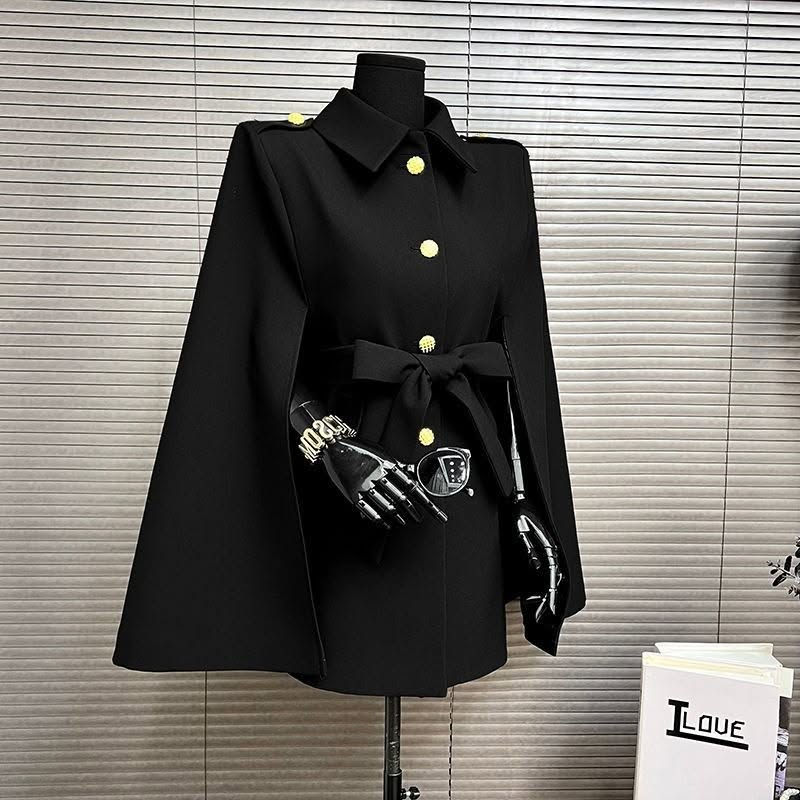 A stylish new loose-fitting sleeveless coat suitable for spring and autumn, and a black mid-length shawl in a British style with a single row of buttons for women, 2026 Available sizes for weights 40-75 kg. Pre-order available. Delivery time is 2-3 weeks from the booking date. For more details, please contact us on our Telegram channel. For immediate inquiries and questions, please contact us via WhatsApp. #via
