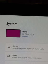 HP ZBook 15 G4 • بغداد المدينة • شاشة