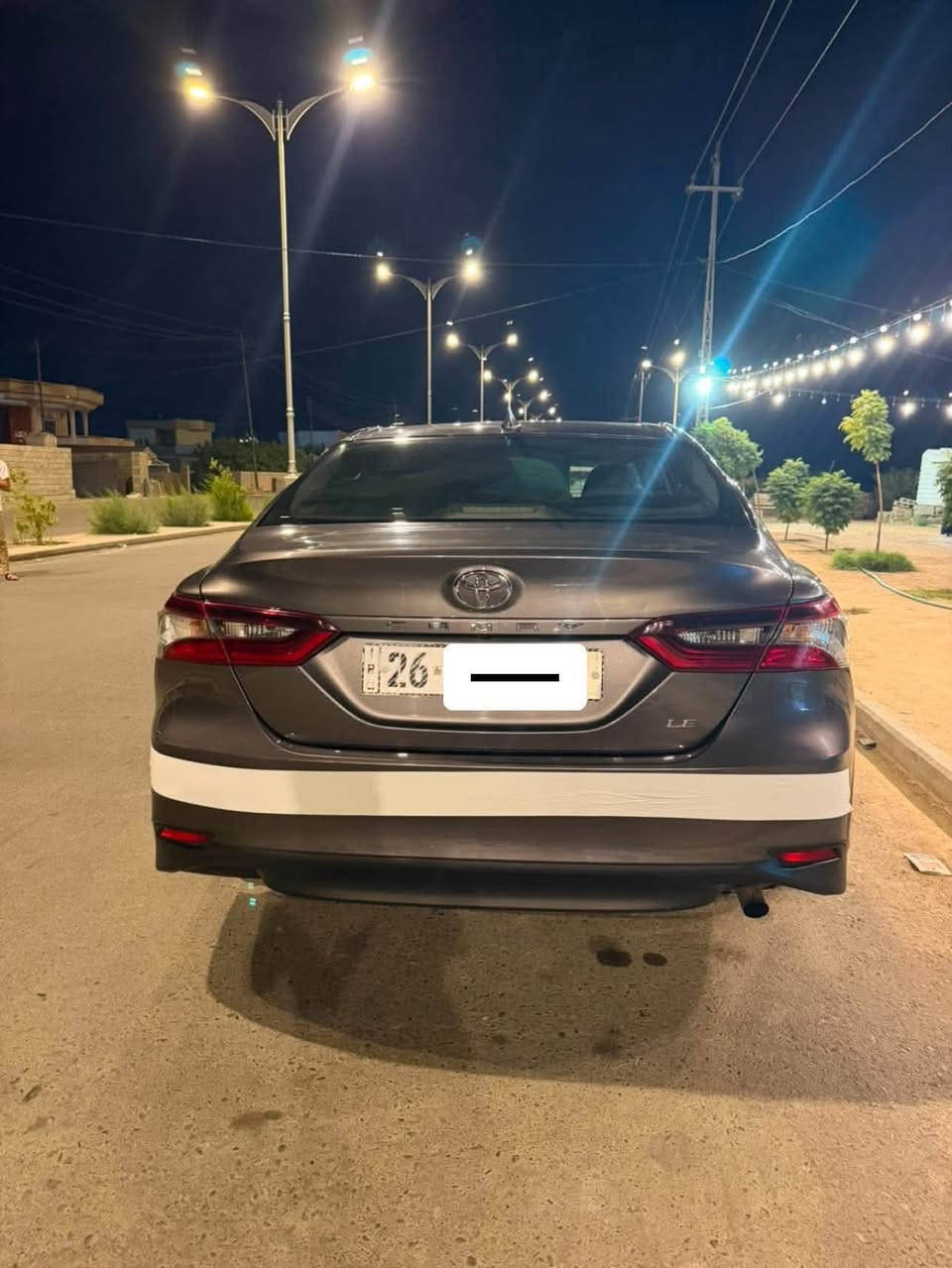 للبيع كامري 

موديل 2022

وارد امريكي 

فئهle

ماشيه 98mi

رقم صلاح الدين معوقين شرط (الوكاله )

بدون ضرر فقط رصعه تحميل

كير محرك شرط

مكان السياره صلاح الدين /العلم 

السعر 180 وبيها مجال

الاتصال

***********
