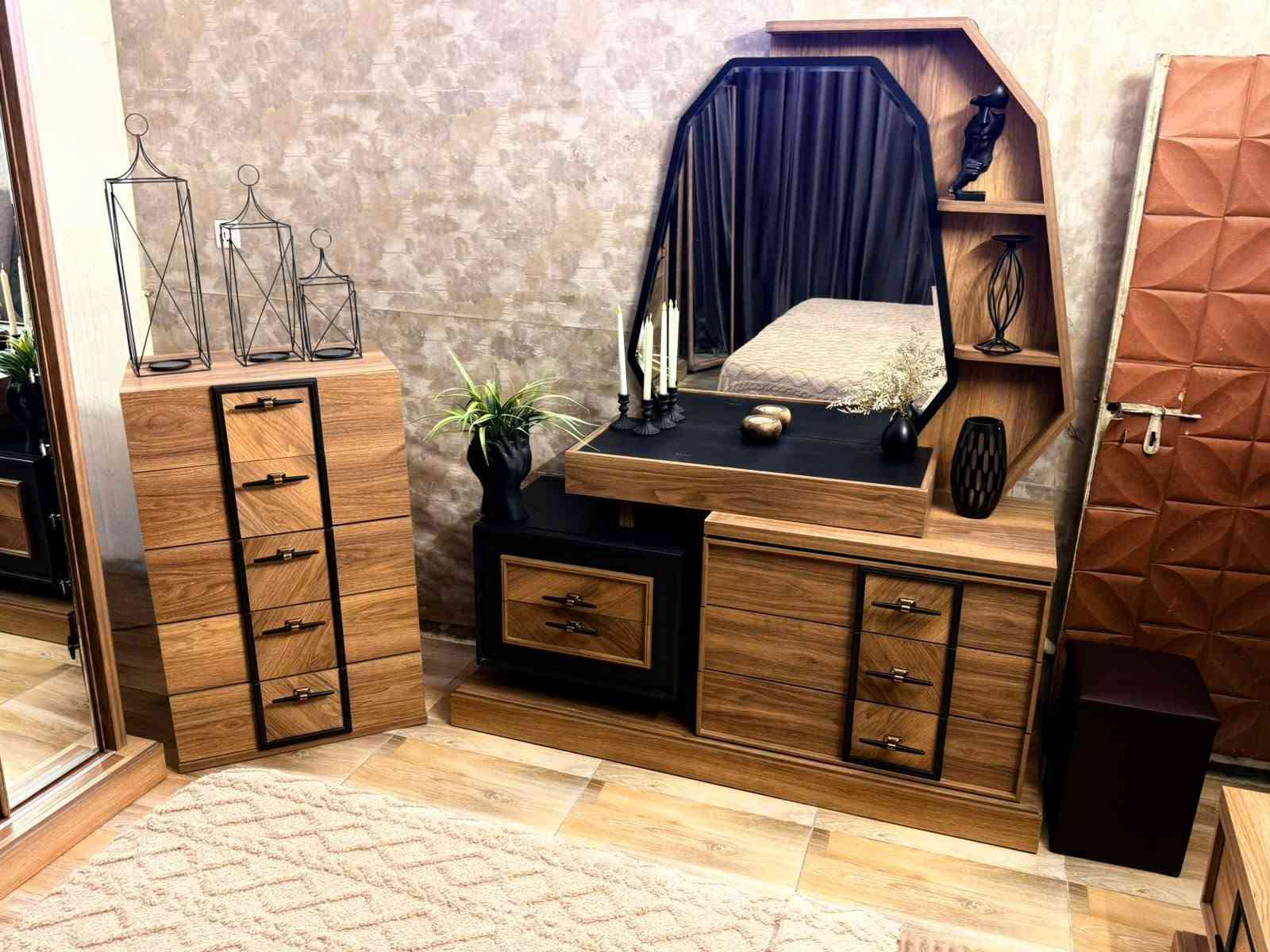 غرفة تركية • ٨ قطع • سرير مخزن