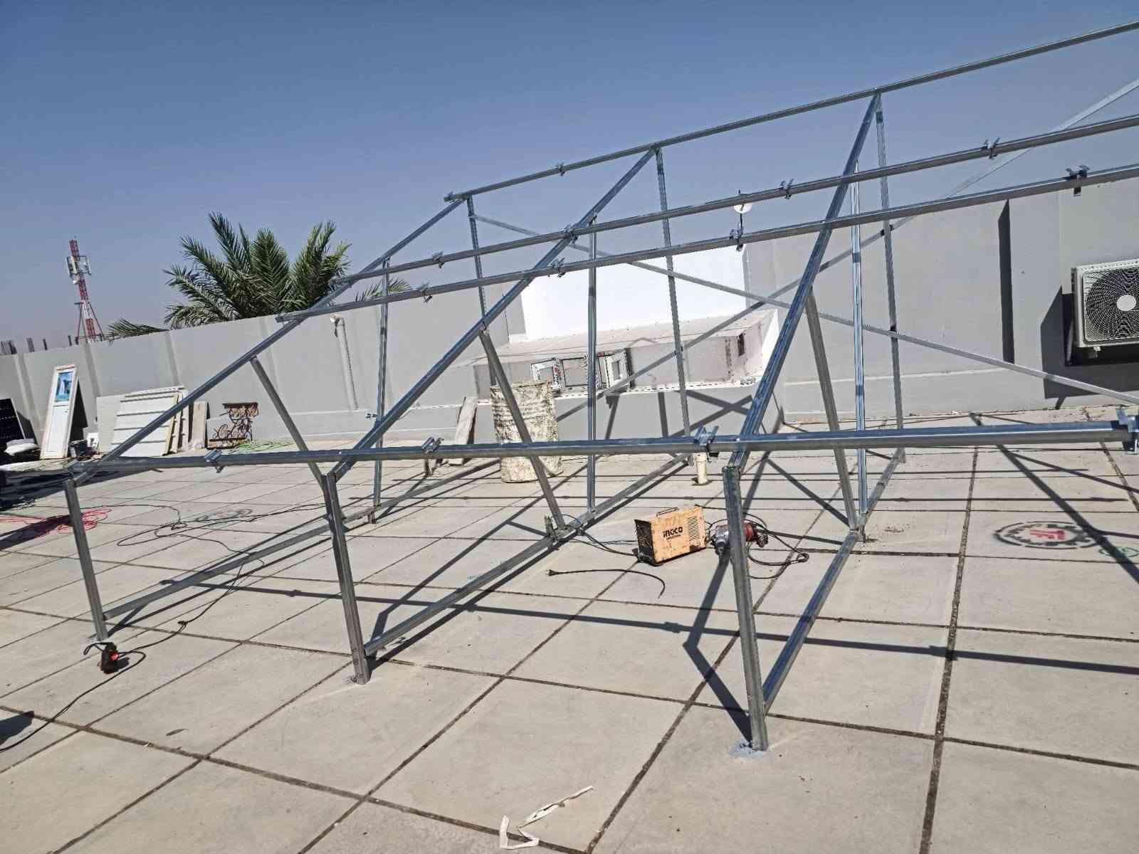 ☀️🔩 حدادة وطاقة شمسية – كافة الأعمال 🔩☀️
نوفر لكم أعمال الحدادة الخاصة بمنظومات الطاقة الشمسية:
🔹 قواعد وأبراج ألواح شمسية
🔹 هياكل تثبيت قوية ومتينة
🔹 سقايف ومظلات للمنظومات
🔹 تفصيل حسب القياس والموقع
🔹 لحام وتركيب وصيانة
🔹 تنفيذ أعمال الحدادة للمنازل والمحلات والمشاريع

📍 نجيك لباب البيت
📞 للاستفسار والحجز: ***********

⭐ شغل مرتب — قياسات دقيقة — تنفيذ حسب الطلب ⭐
