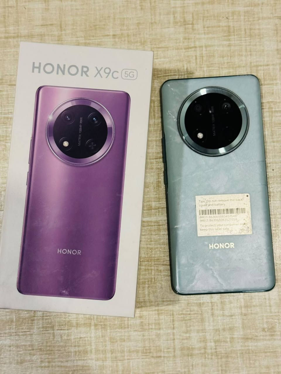 تواصل ع رقم او خاص *********** 
📱 للبيع HONOR X9c 5G

🔹 جديد بالكامل
🔹 العلبة ما مفتوحة نهائياً 
🔹 رام 12GB / ذاكرة 256GB
🔹 بطارية 6600mAh
🔹 يدعم 5G
🔹 الجهاز وكالة ومستخدم شهر واحد فقط 

💰 السعر: [٣٧٥] ألف دينار بي مجال 
📍 المكان: [بغداد الحسينيه ]
