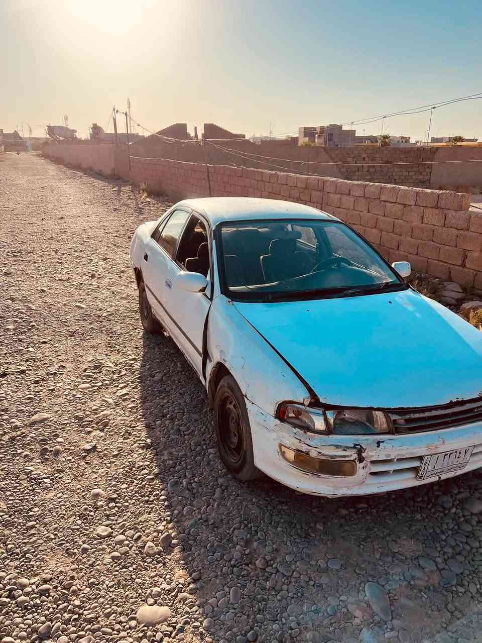 السلام عليكم
كارينا تيوتا للبيع السعر١٢ ورقه  وبيها مجال  مكينه وكير مكفولات رقم الماني  صاحبها متوفي مكفوله حكومه وعشاير للتصال ***********
