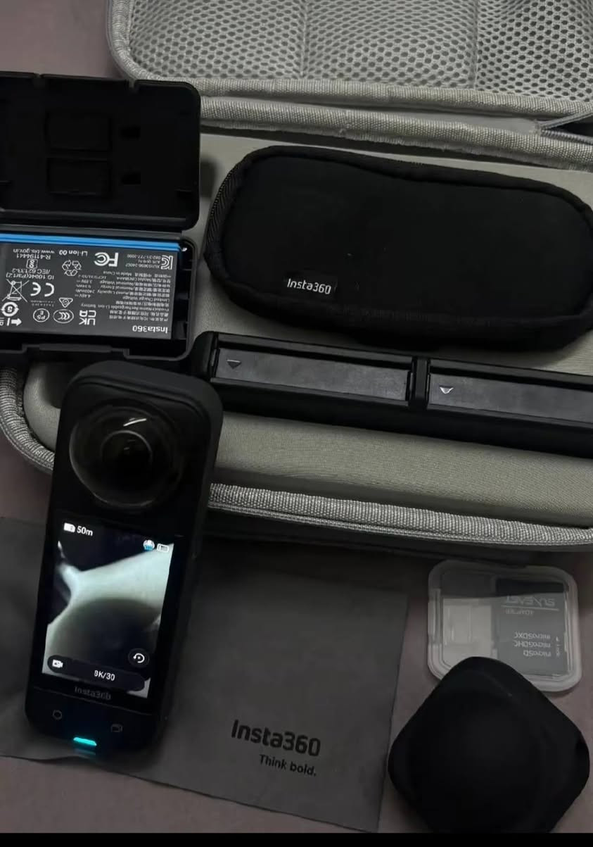 Insta360 X5 • باندل • مستعملة ٤ أيام