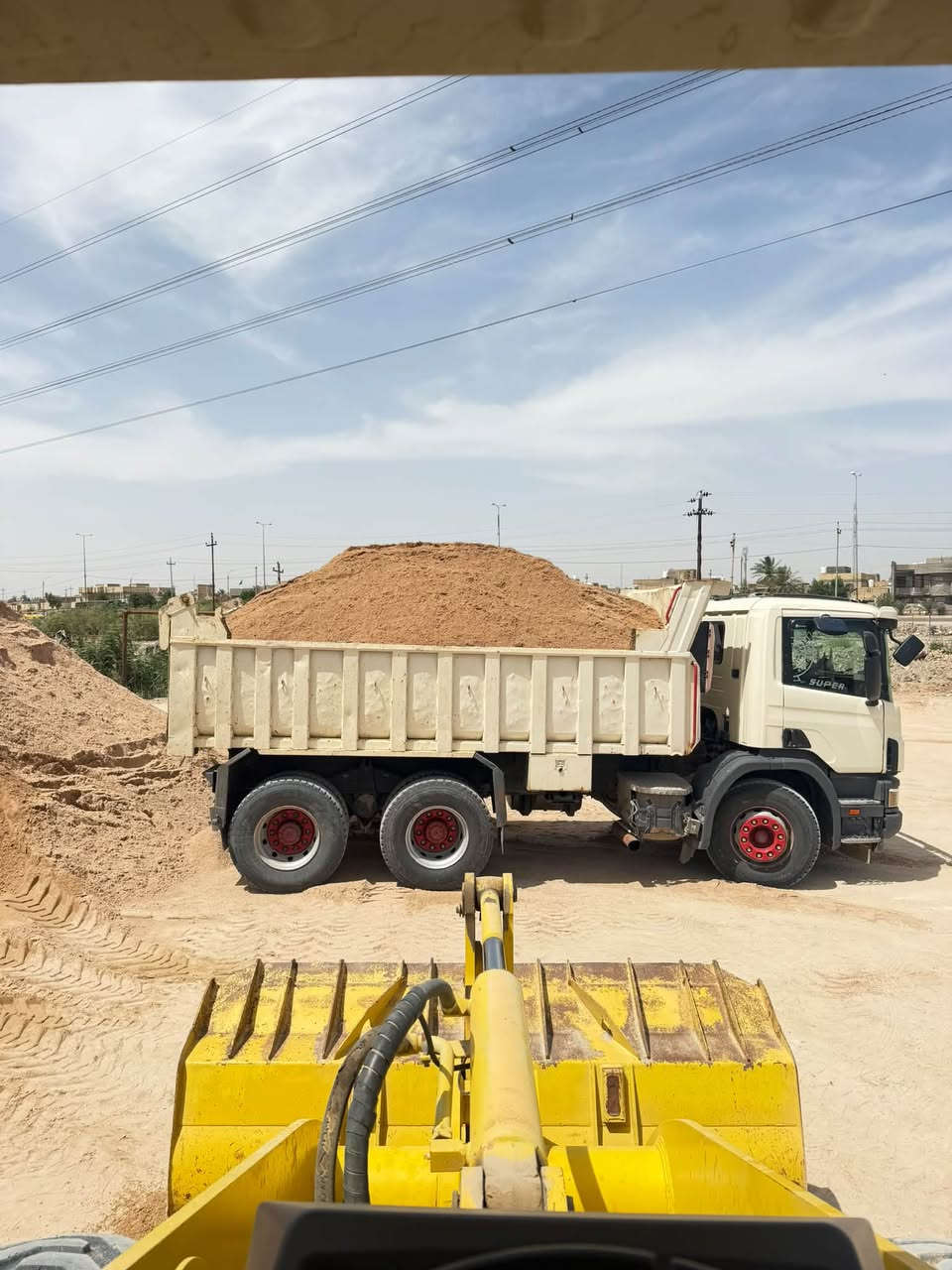 مواد بناء • السكله • رمل