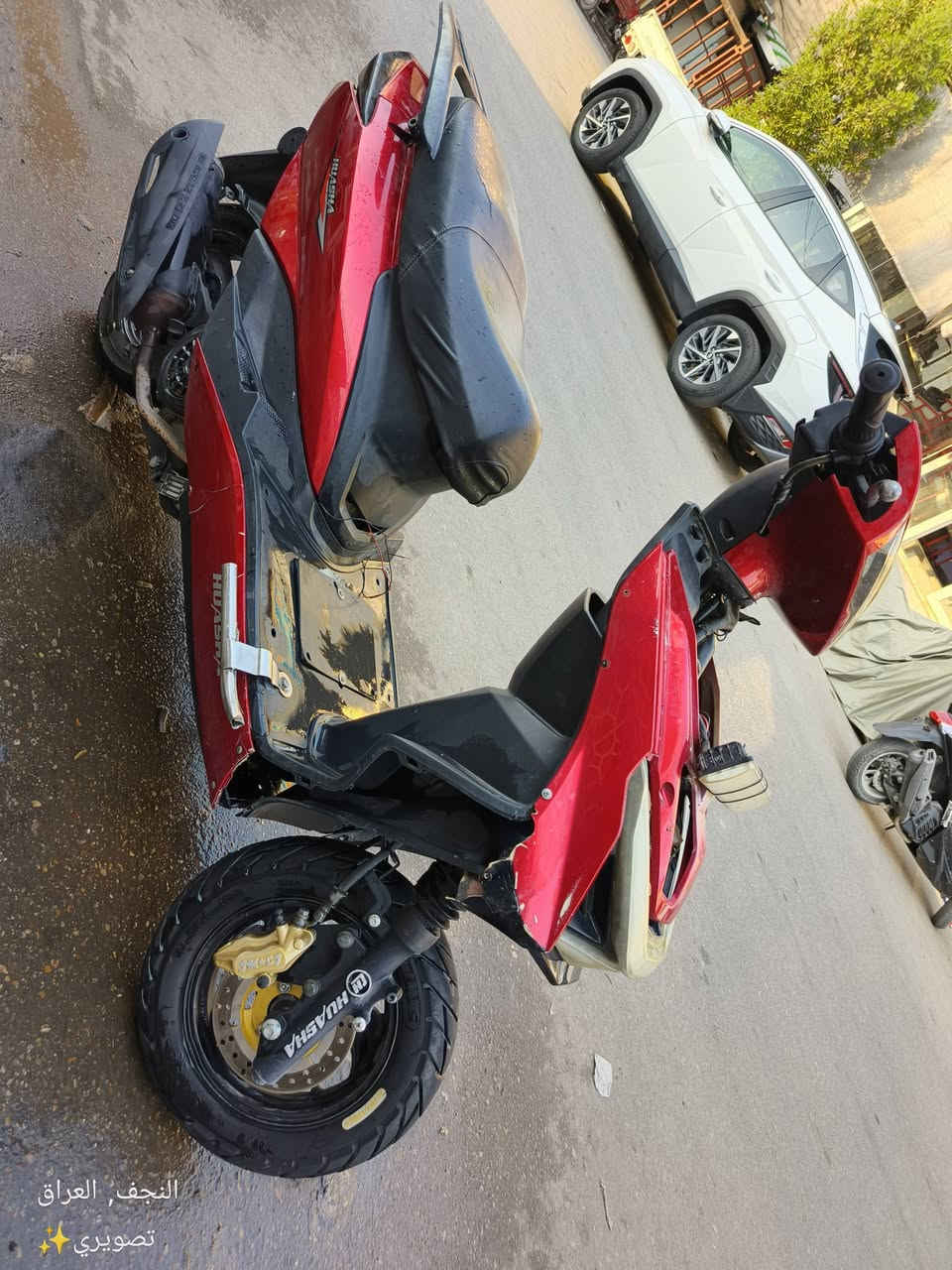 السلام عليكم دراجه للبيع نوعها سكنس صيني مديل 2023
دراجه نضيفه أي نقص مابيها بس ماعدا الكفرات السعر 350 وفيها مجال حك الجيه  مكاني النجف خان المخضر ‏‪***********‬‏

نص مكتوب في الصور:
- النجف, العراق
- تصويري ✨
- النجف، العراق
