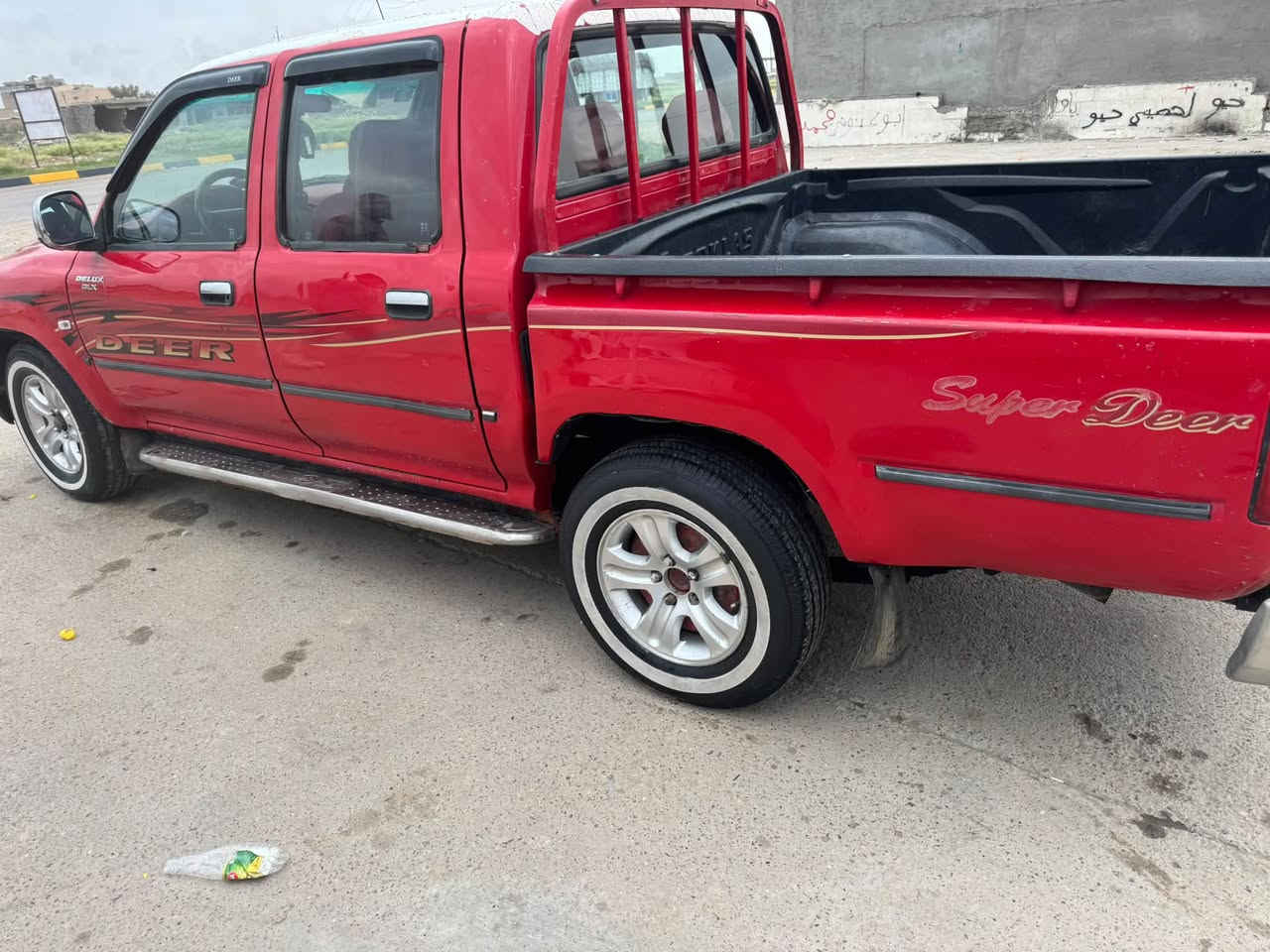 السلام عليكم بيكم دير للبيع موديل 2009 بسمي رقم بغداد ميزا سعر 55$ رقم الهاتف ***********

