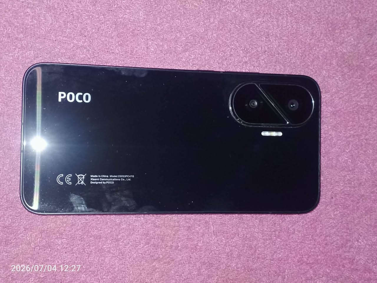 سلام عليكم جهاز بوكو f7
ذاكره 512
رام 12
حجم البطاريه 6500🔋
بطاريته 99🔋
جهاز جديد مستعمل شهرين 
اخو الجديد 
120 فريم 
مستعجل على بيعته 
سعر 550 وبي مجال 
الستفسار 
هاذه رقمي 
***********
