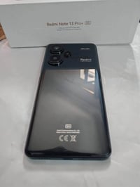للبيع موبايل ريدمي نوت 13 برو بلس 5G مع جميع ملحقاته / لون اسود  ذاكره...