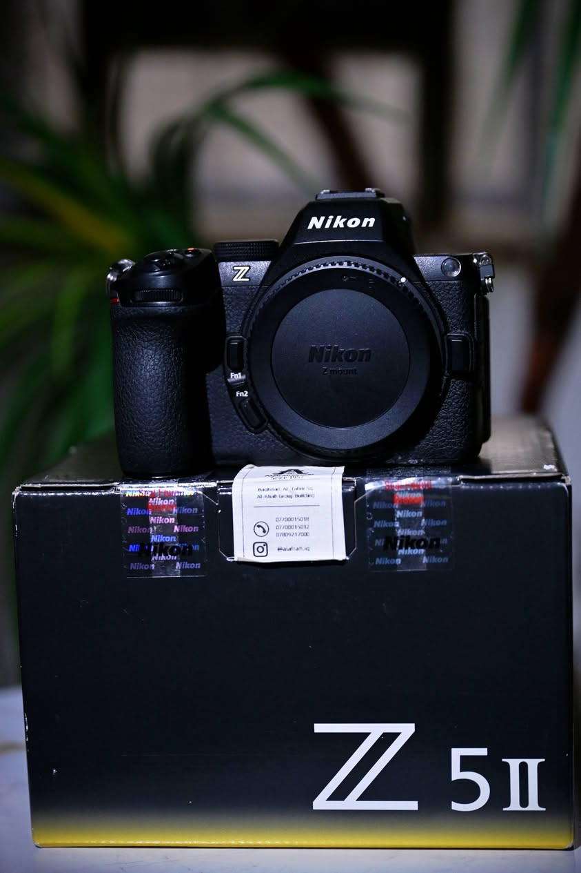 السلام عليكم
Nikon Z5II  للبيع مع عدسة Nikon Z 24-70f2.8S 
بنظافة ٩٩٪ 
شتر الكاميرا 16k
السعر لهما معا 3,250,000
السعر للكاميرا فقط 1,650,000
السعر للعدسة فقط 1,700,000
بامكانك اجراء فحص كامل وشامل قبل الشراء 
للاستفسار مراسلة او اتصل ع ***********
