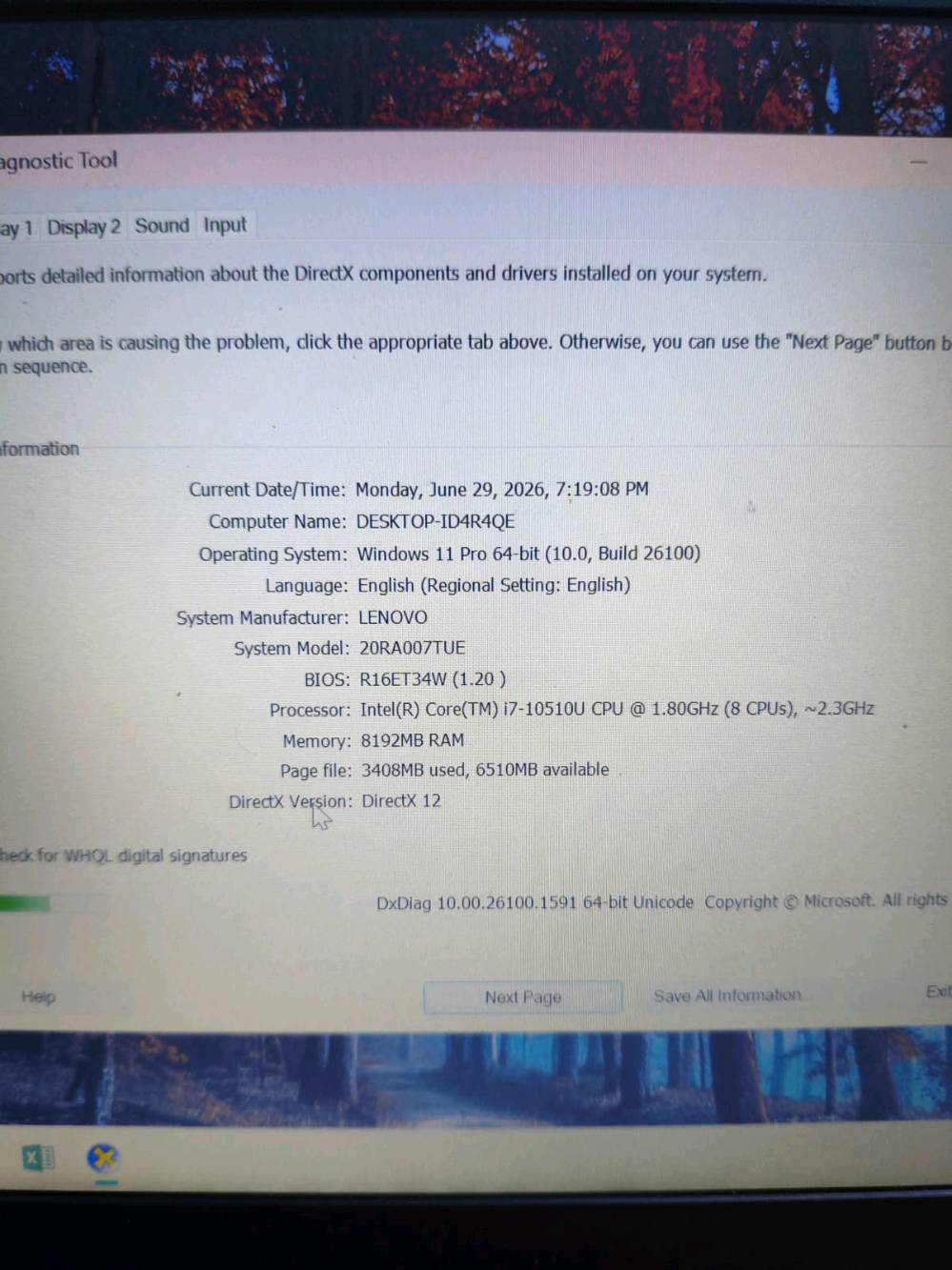 السلام عليكم 
لاب توب Lenovo للبيع مواصفات لأب توب موجودة كلها بعدها جديدة و نضيفه 
راديها ب325 و بيها مجال 
مكاني بغداد 
موجود على الواتساب 
***********