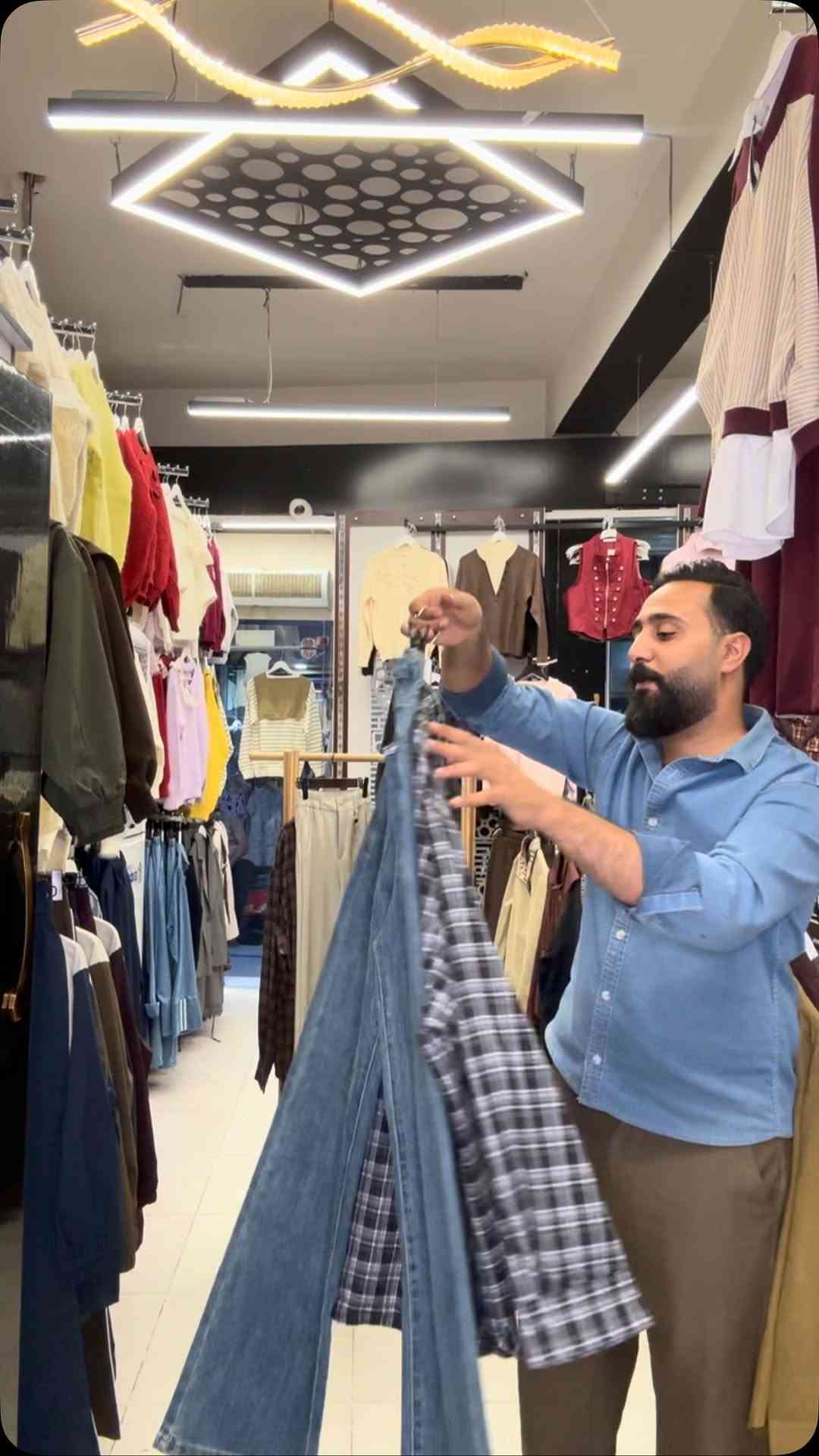 قميص كاروهات • فري سايز • بابل المسيب