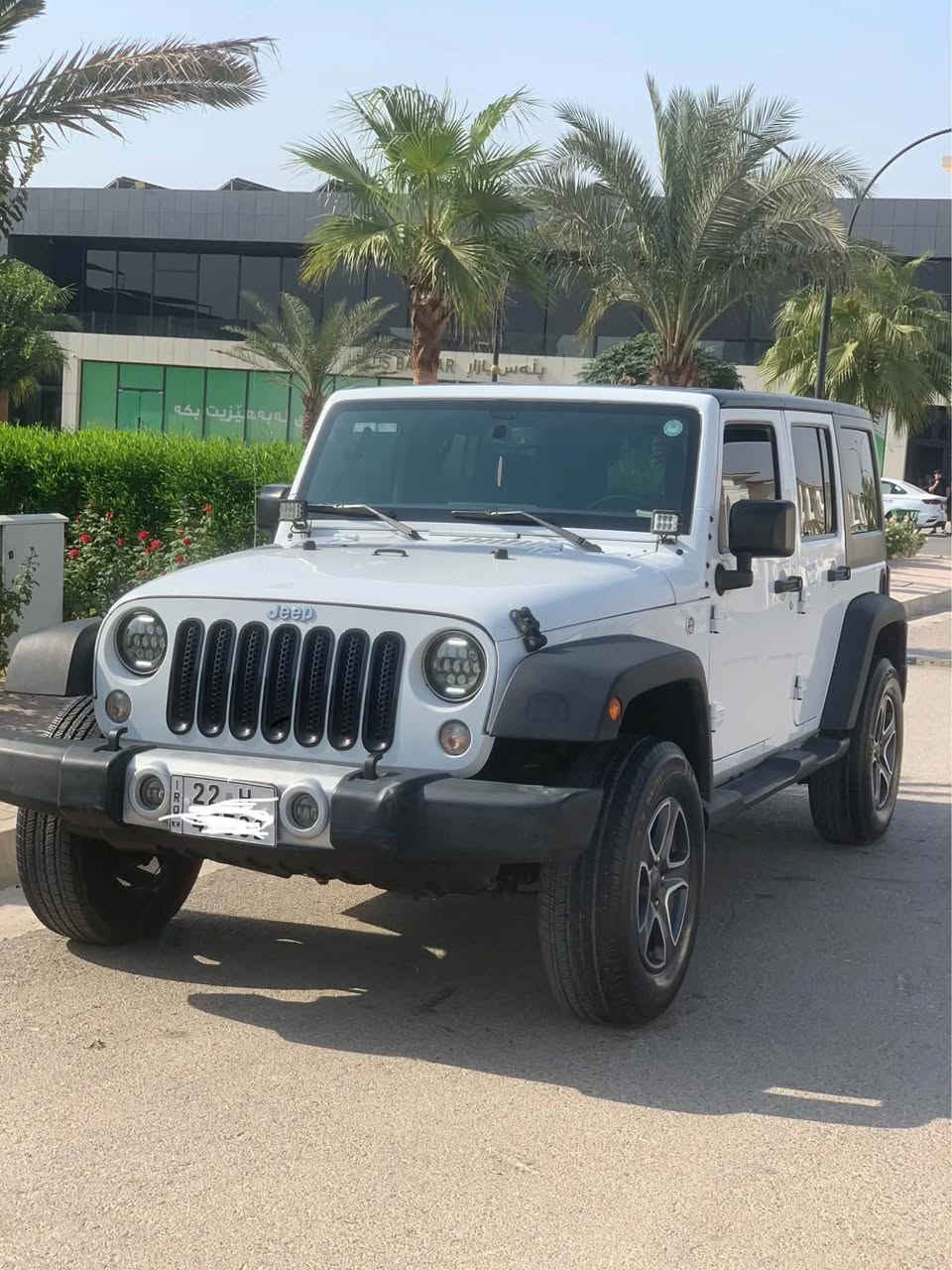 جيب رنگلر شةريكة هارلم موديل ٢٠١٦  مواسةفات فول كوشين هيتةر جوار جام كةرابةي ٣ جيي بجوكي كارتة ٧٧ هةزار رؤيشتية بةناوي خؤمة هةموو شتيكي بةشةرت سةقف مرغوب سعر 205رقم موبايل *********** أربيل, العراق
