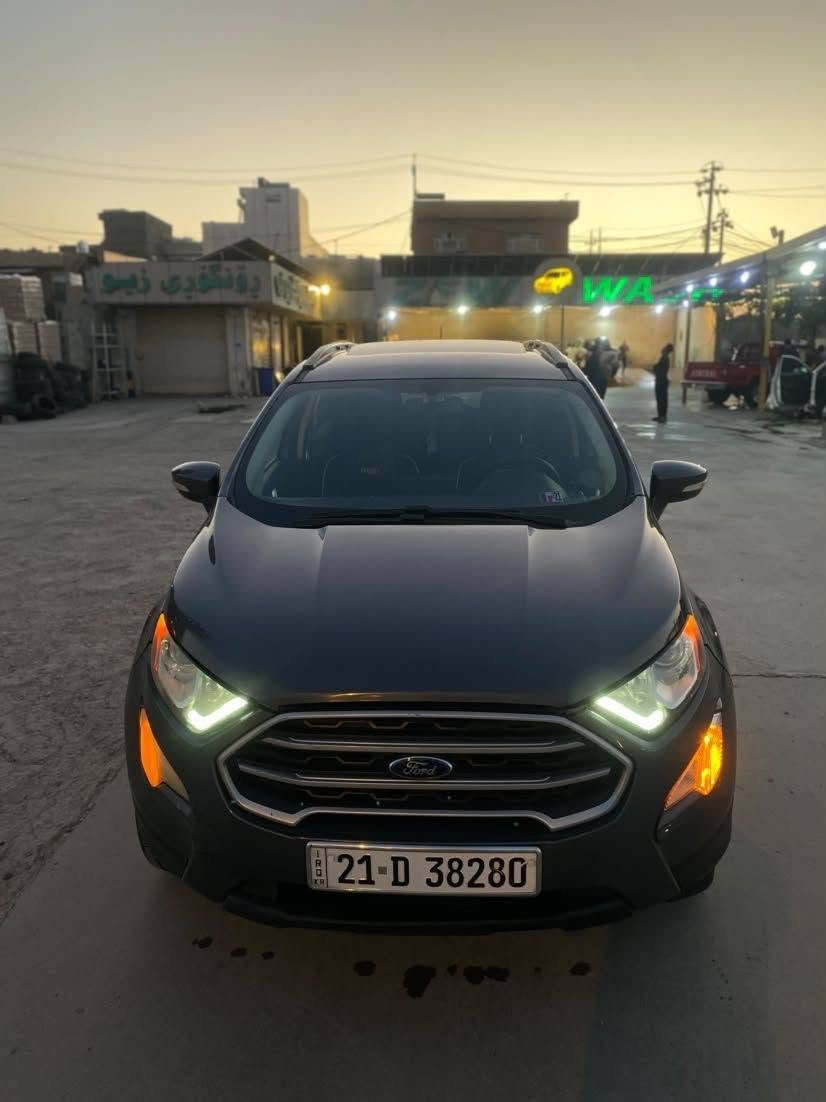 فۆرد ئیکۆ سپۆرت 2019
سەیارەکە فول مواسەفاتە

کوشن هیتەرە
سلایدە
توڵی سەقف
حاسە و کامێرا
دەبڵ ئەکسلە و مەکینە 20ی بێ تۆربۆیە
گێر و مەکینەی بە شەرت، تەحولی و غرامەی بە شەرت بەس بۆنیتی بۆیاخە بێ ناوگرتن بێ ئێرباگ
60,000 ڕۆشتووە
سەنەوی 3 مانگە بەسەرچووە
112 گەڵاو مەجالێکی کەم
***********
سلێمانی السليمانية, العراق
