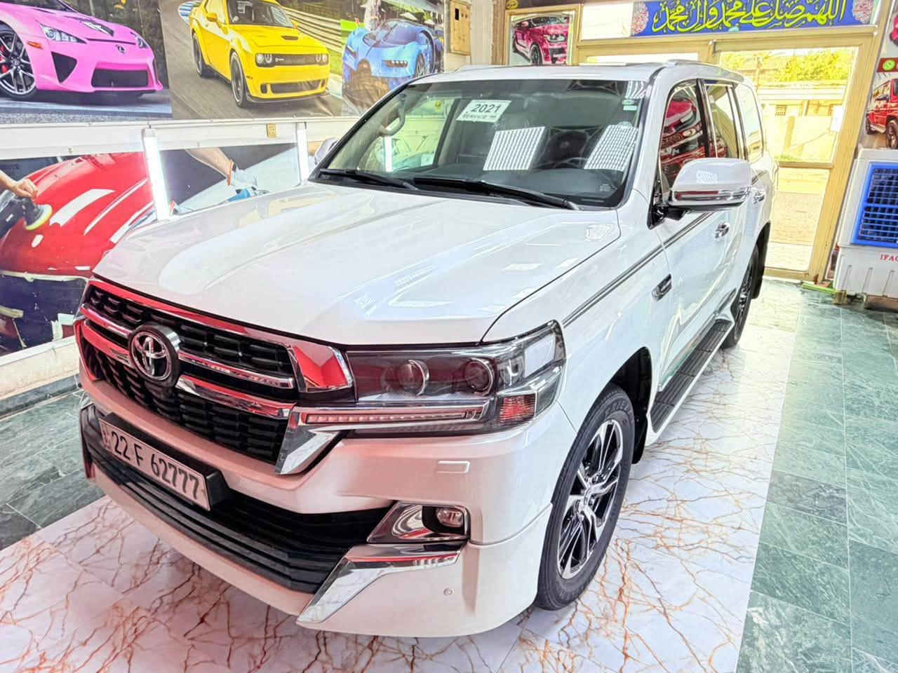 بيع مستعجل
تويوتا لاندكروزر 
​ (موديل 2021)
​المحرك: 6 سلندر V6 (سعة 4.0 لتر - 1GR-FE)
​الفئة / الوكالة: G.X.R
 وارد جيهان للسيارات (Cihan Motors)
​المسافة المقطوعة (المشاي): 58,477 كم فقط
​الرقم والأوراق: رقم أربيل مميز (22F 62777)
​حالة البدن والفحص:
​السيارة مفحوصة في مركز (كار جيك)
​اللون أبيض لؤلؤي
​تقرير الفحص مرفق للشفافية مع الشاري
​المكان: واسط
​السعر: [ 51,000$$
​رقم الهاتف: ***********
بيع مستعجل
