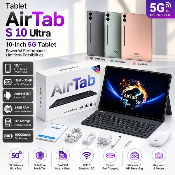 ايرتاب S10 ألترا • ٢٤ جيجا رام • 5G
