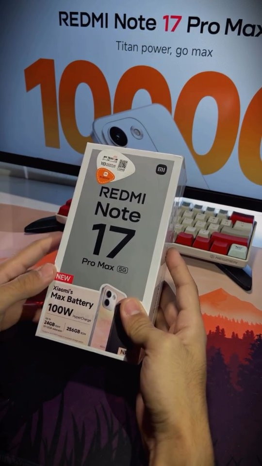 🔥 وصل الجديد ! Redmi Note 17 Pro Max 📱
أنبوكسنغ سريع وتشوفون التفاصيل بنفسكم 👀✨

متوفر الان لدى  #سيد_علي_لتجارة_الهواتف ✨
السماوة - شارع العيادة الشعبية

شنو رأيكم؟ 🔥
#RedmiNote17ProMax #Redmi #Xiaomi #Unboxing
