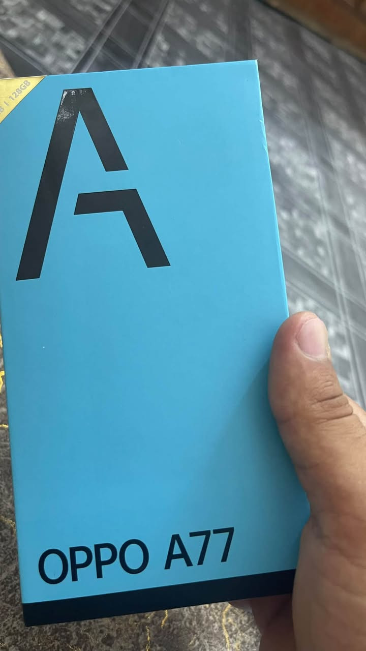 OPPO A77
للبيع السعر ١٥٠ ألف 
الملحقات فقط الكارتون
