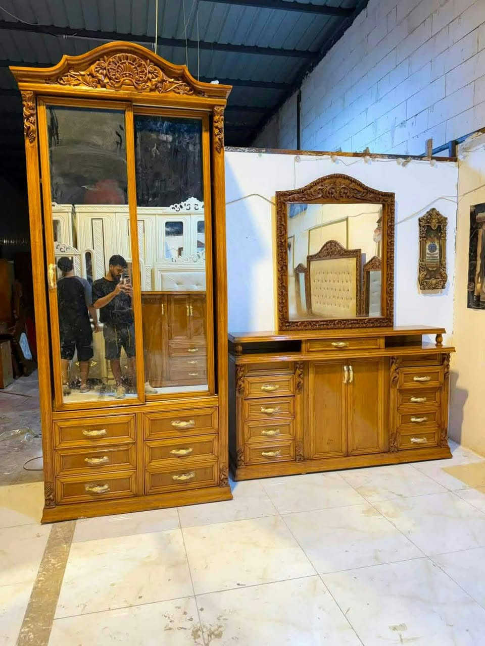 غرفة نوم عراقية • مستعملة • نقل وتركيب مجاني