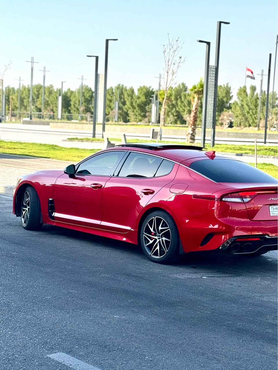 KIA STINGER  GT LINE 2023

فول مواصفات 1/1
  
كيا  ستنكر GT LINE  2023
المسافة المقطوعه 52000 ميل
اللون . احمر  
محرك 2.5 twin turbo 
الموديل 2023

                  ======= الاضافات👇👇 ======
  
فتحة بانوراما 
شاشة كبيره
تبريد قطعتين
تبريد خلفي 
رادار امامي
 مانع تصادم
مانع انزلاق 
تحديد مسار .
نقطة عمياء .
تصحيح مسار 
بصمه تشغيل 
بصمه ابواب 
كاميرا خلفيه 
كاميرا 360
تشغيل عن بعد سياره 
تدفى بالكشنات
كراسي كهرباء عداد 2 
كراسي جلد داخل اسود 
كراسي ذاكره 
مثبت سرعة
تحكم ستيرن
شاحن وايرلس
هاند بريك كهربائي
حساسات خلفيه 
حساسات مانع تجاوز 
ويلات 18 
اضويه امامي زنون LED
اضويه خلفيه LED
كشافات LED
نظام GPS+خرائط 
وبلوتوث 
مدخل USB+ AUX

🚗🚗حادث السياره بنيد مصلح وبيها كلير من امريكا باب السائق والجاملغ الأمامي بدون شواصي او دواخل كلها سليمه

ملاحظه السياره تترقم جميع المحافظات

 🚗🚗
المكان البصرة

للأستفسار / *********** البصرة, العراق
