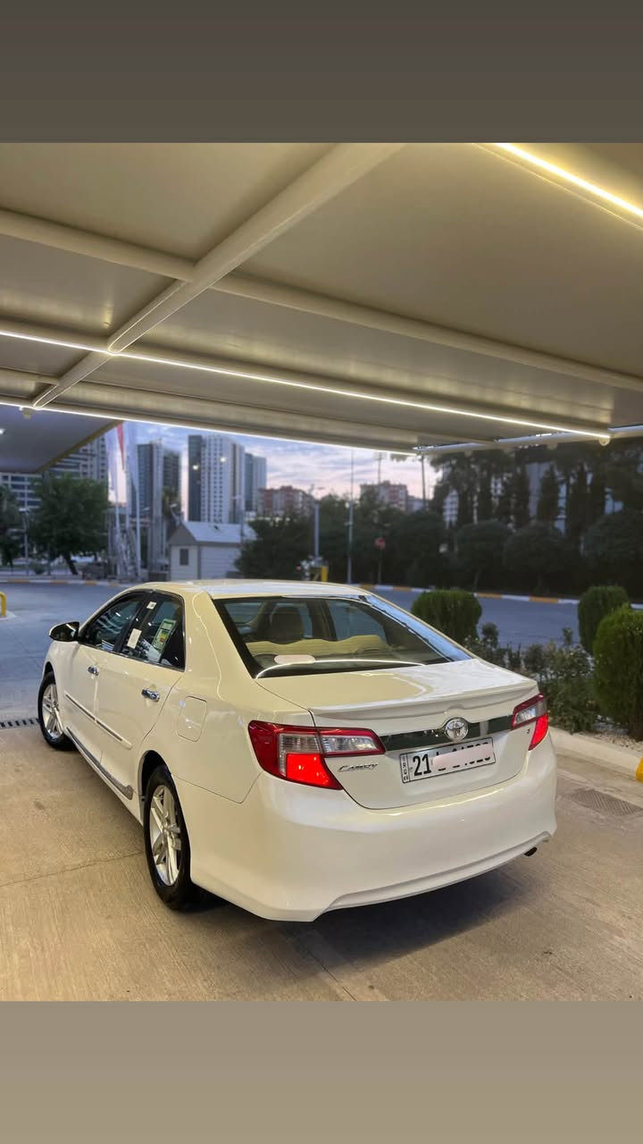 ‏CAMRY 2013
‏‎کامری مودیل 2013  خلیجی صدفى شریکە ساز،
‏‎محرک ٢٥٠٠،مکفولە من صبغ شبر بارد، بس
،مواصفات معروفةلا(،،حساسات خلفی،مرایە،تبرید مرکزی،تحکم ستیرن او،کشنات جلد...)
ماشيه ١٥٠ كم 
سيارة حيل نظيفة كلشي عل بلاد جديد
‏‎ گیر محرک مامفتوح لا صوت ولا بخار،
سعر :144$ شویە مجال 
مکان سلیمانیە مرکز مدینە
 ژ.م ***********📞
