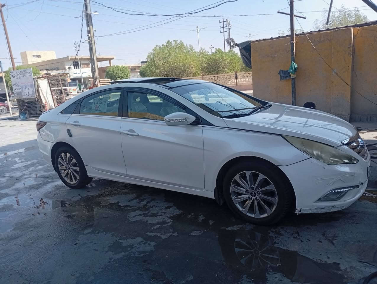 السلام عليكم للبيع سوناته 14 خليجي مضلع 
فول مواصفات عد البصمه 
رقم بغداد دولي  بسمي 
كير محرك خير من الله 
مرفق السونار بل منشور
95 وبيه مجال 
العنوان فلوجه 
***********
***********
