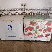 مجمدات نضيفات بس وحده مصبوغه من جوه والثانيه كلش نظيفه سعرهن اثنينهن 4...