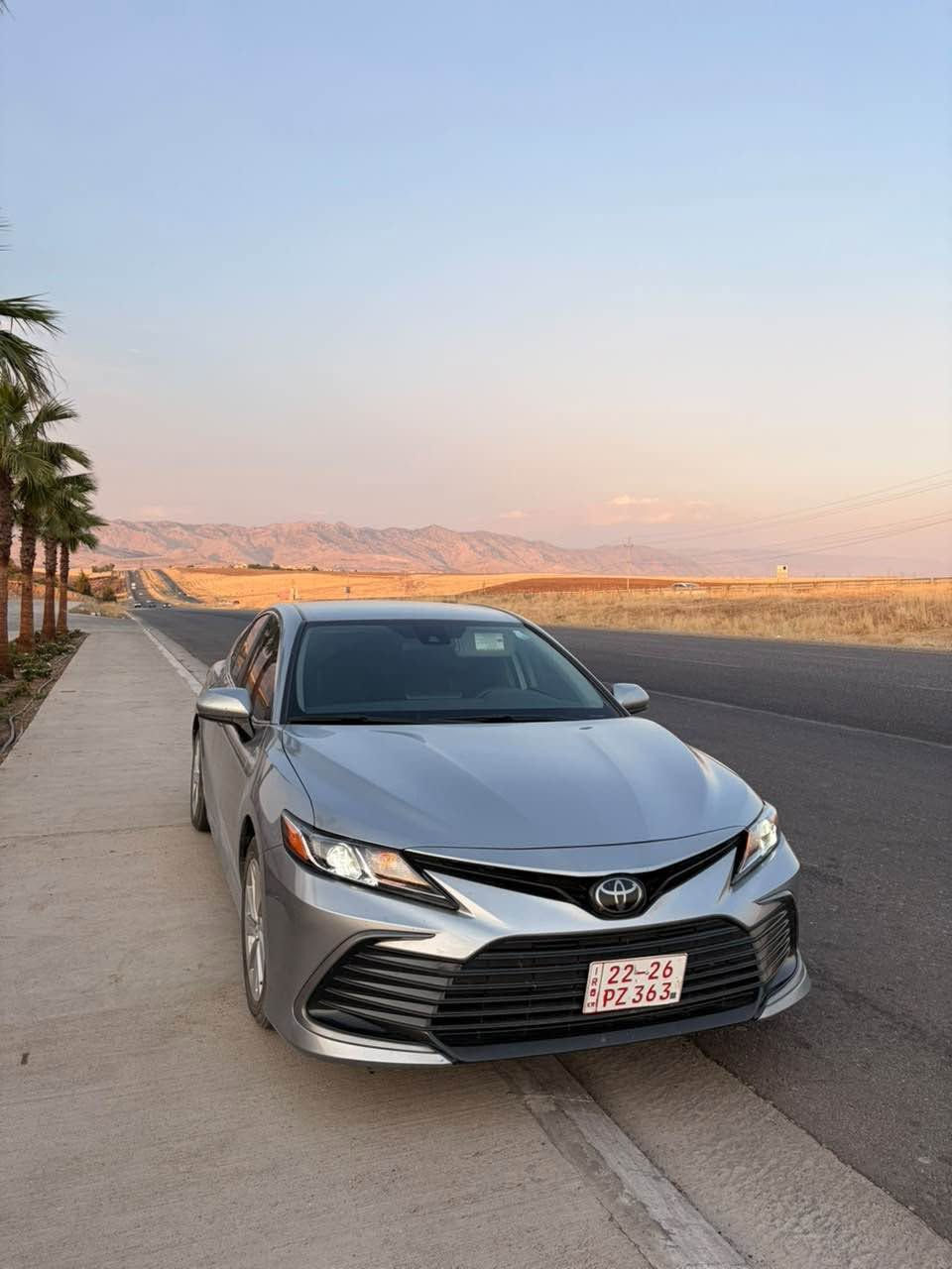 2024   TOYOTA CAMRY LE  
    
اللون :- سلفر           
الموديل :- 2024
سعة المحرك :- 2.5 
المسافه المقطوعه :  20,000   mi    
عدد المقاعد :- 5 مقاعد 
مواصفات السيارة :- LE 

الإضافات ##👇
شاشه كبيره نفكيشن
وَيْل 20
كامره
تحكم سرعه 
تحكم مسجل 
كراسي كهرباء 
رادار امامي 
لايت زينون 

والمزيد من الإضافات 

السعر 165 $ و مجال
عنوان / عقرة
وتس اب
*********** اكر, نينوى
