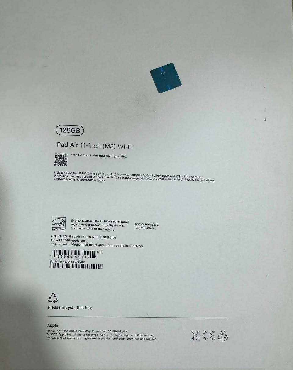 ايباد للبيع iPad Air 11 M3
ذاكرة 128 بطاريه 88 
نظافة 100% وسعره 550
مكاني حله حي الصحة 
رقمي ***********
